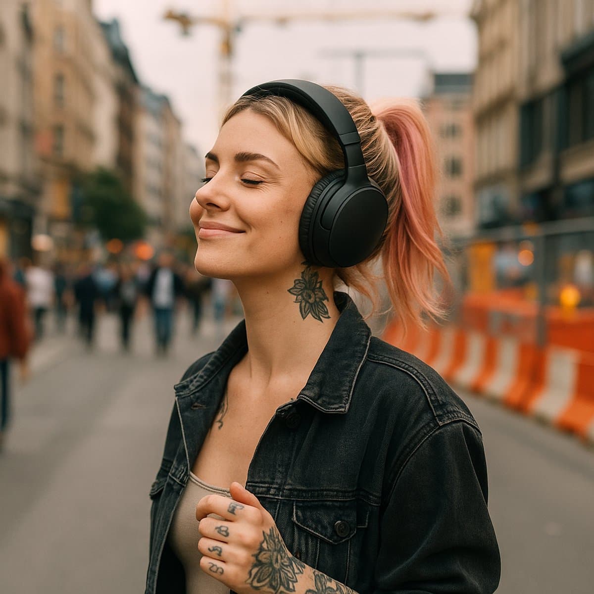 Grundig Bluetooth Hoofdtelefoon – Draadloze Over-Ear Koptelefoon met Active Noise Cancelling (ANC), Ingebouwde Microfoon, 36 uur speeltijd – Bluetooth 5.3 – Zwart — afbeelding 1