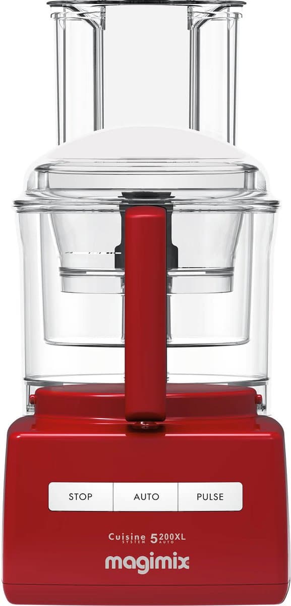 Magimix CS 5200 XL Premium Foodprocessor - Keukenmachine met Sapcentrifuge - Rood — afbeelding 1