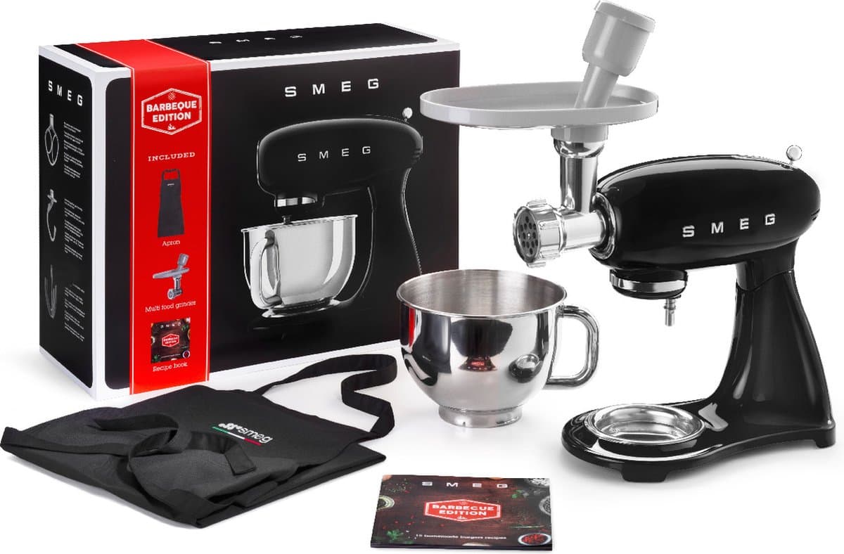 SMEG SMF23BLEU - Keukenmachine met BBQ set - Zwart - 800 W - Full Color — afbeelding 1