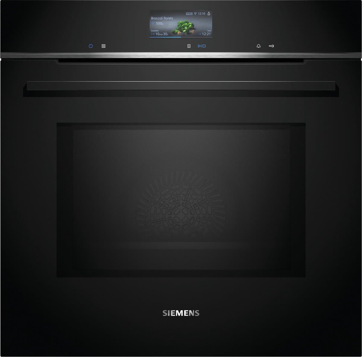 Siemens HM736G1B1 - iQ700 - Inbouwoven met magnetron - 60 cm x 60 cm - Air Fry-functie: voor perfect en gezonde gefrituurde gerechten - Home Connect — afbeelding 1