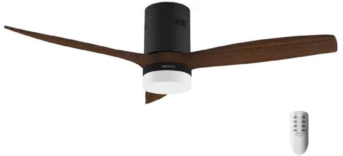 Plafondventilator met licht Cecotec EnergySilence Aero 5600 Classic 40 W Zwart — afbeelding 1