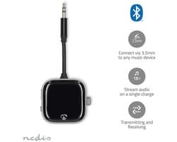 Nedis Bluetooth Transmitter & Receiver - Bluetooth Zender - Bluetooth Ontvanger - AUX