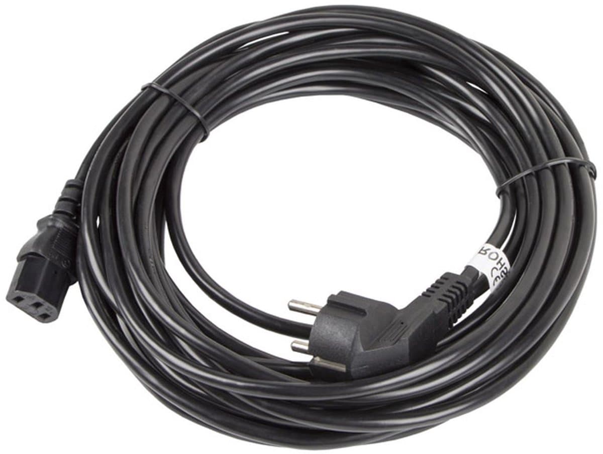 GO SOLID! ® Voedingskabel geschikt voor Nilfisk VP300, Saltix 10, VP600, LSU 275, LSU 375, Viper stofzuiger - 10m kabel — afbeelding 1