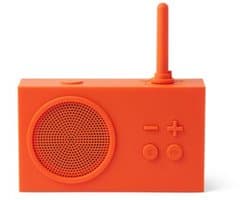 Lexon Design TYKHO 3 FM Radio Bluetooth Speaker Badkamerradio - Orange