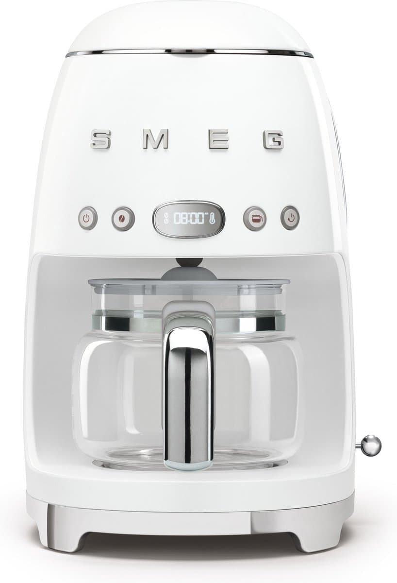 SMEG DCF02WHEU - Filterkoffiemachine - Wit - Warmhoudfunctie — afbeelding 1