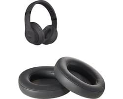 Oorkussens geschikt voor Beats By Dr. Dre Studio 2.0/3.0 wireless - Koptelefoon oorkussens voor Beats Studio antraciet