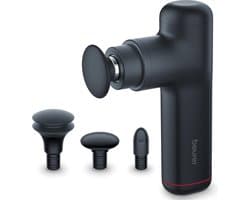 Compact massagepistool met 3 opzetstukken, zachte triggerpuntmassage voor gevoelige lichaamsgebieden