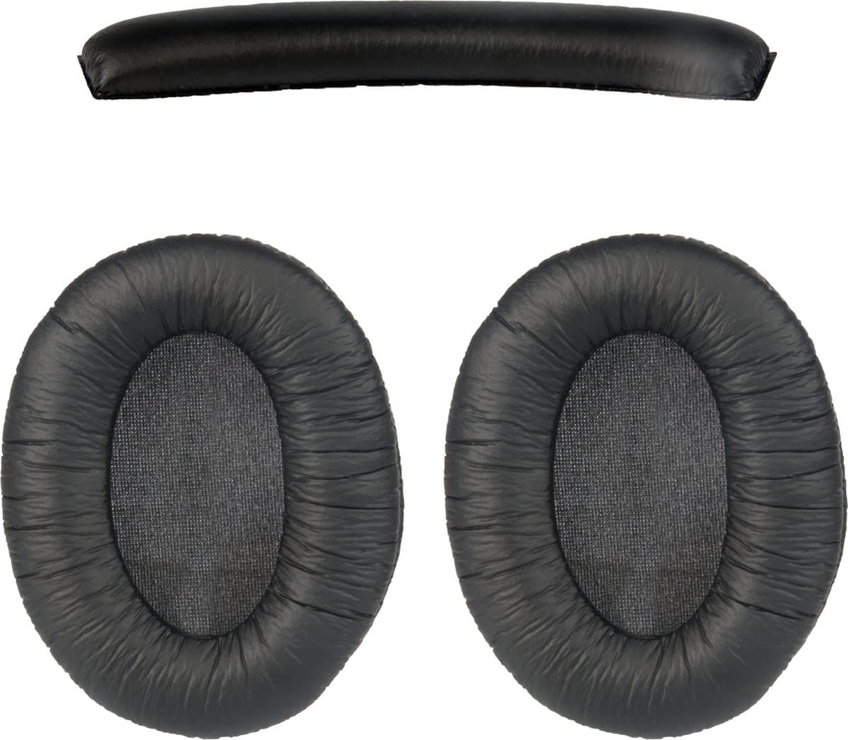 Somstyle Oorkussens Met Hoofdband Set Geschikt Voor Sennheiser HD202, HD202S, HD212, HD437, HD447, HD457, HD497 - Zacht Schuim - Kunstleer - Zwart — afbeelding 1