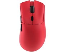 ATTACK SHARK R1 Draadloze Gaming Muis - Wired/2.4G/BT5.2 - Lichtgewicht 59G - PAW3311 - 18000DPI - Rood