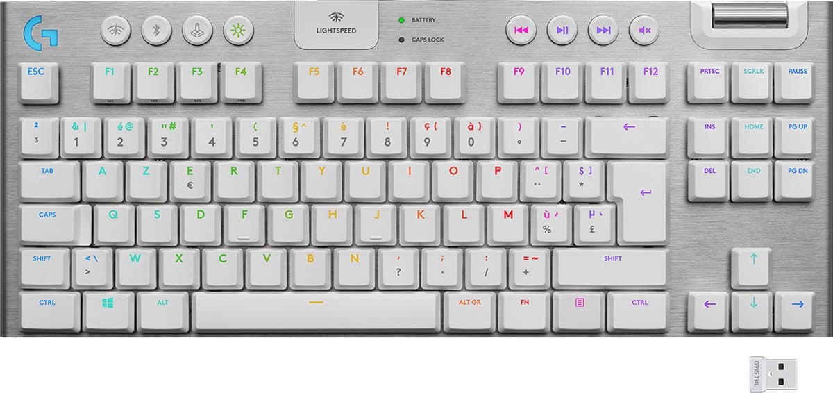 Logitech G915 TKL LIGHTSPEED Wireless RGB Mechanical Gaming Keyboard gaming toetsenbord — afbeelding 1