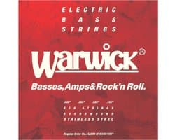 Warwick 42200M Bassnaren Red Label Stainless Steel (45-105) Medium