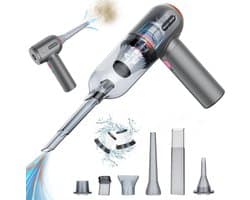 Krachtige Handstofzuiger 9000PA - Draadloze Autostofzuiger - 3-in-1 Handheld Stofzuiger - USB Oplaadbaar - Nat/Droog - Thuis Kantoor Auto