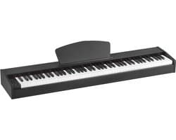 Digitale Piano - Elektrische Piano - Volledig Gewogen 88 Toetsen - Ingebouwde Luidsprekers - Sustainpedaal - Opnamefunctie - Draadloze Verbinding - Voor Beginners - Zwart