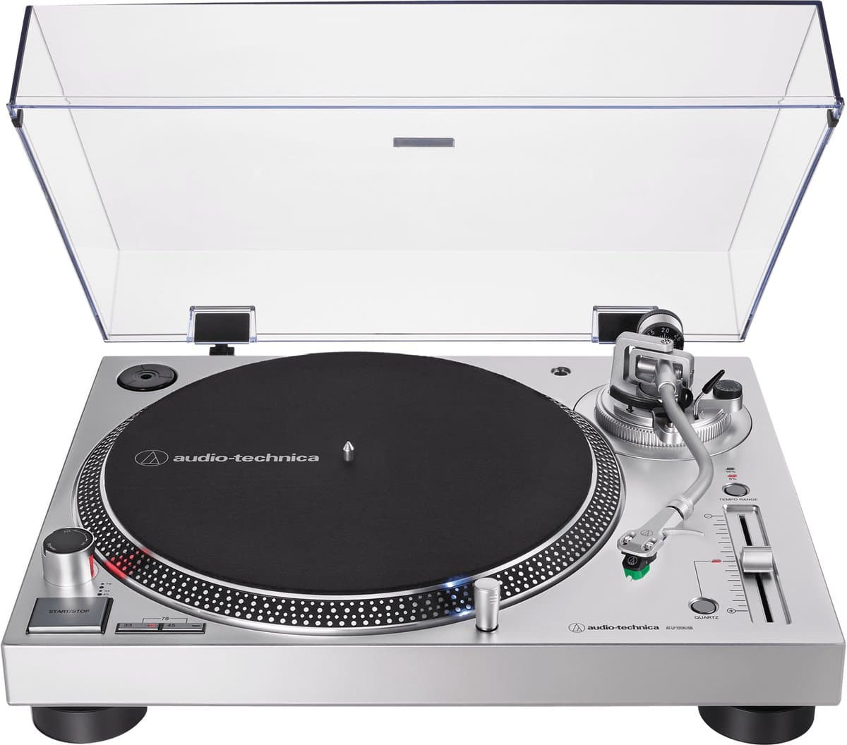 Platenspeler Audio-Technica Iberia AT-LP120XUSBSV Zilverkleurig — afbeelding 1