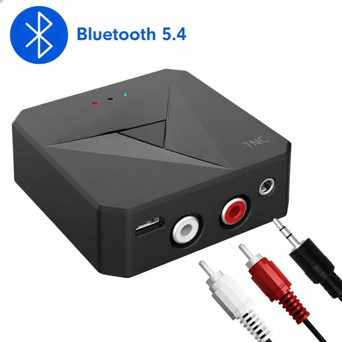 Bluetooth Transmitter & Receiver 2 in 1 PRO - BT 5.4 - 3.5MM AUX / RCA - Bluetooth Zender - Bluetooth Ontvanger - Bluetooth Transmitter - Bluetooth Receiver — afbeelding 1