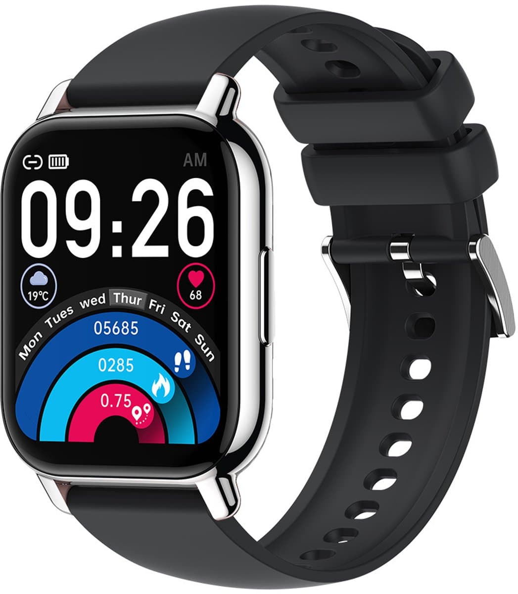 Smartwatch-Bellen-Bloeddruk-Hartslag-Zuurstof-Muziek — afbeelding 1