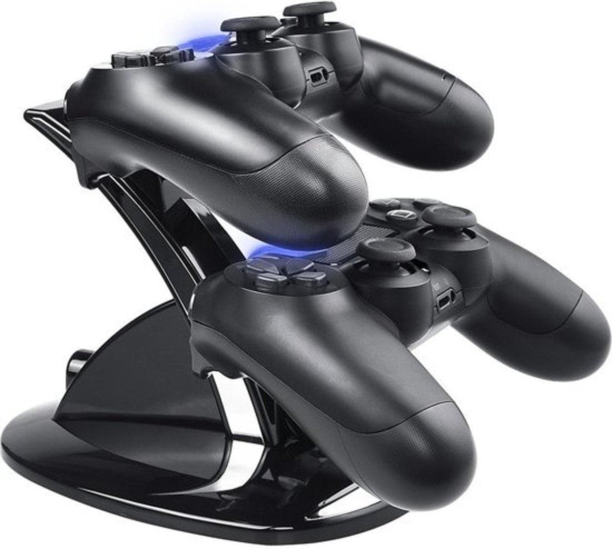 Creartix - Dubbel Dock Lader Voor Controller PS4 PS4 Slim PS4 Pro - Charger Controller PS4 - Laadstation PS4 — afbeelding 1