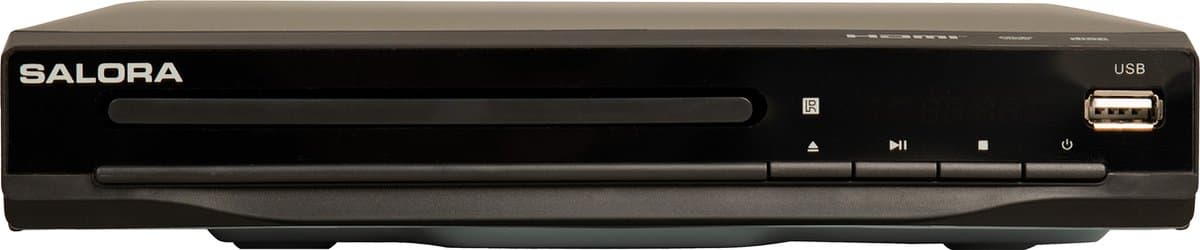 Salora DVDPLAYER33 - DVD speler met HDMI - Full HD - Speelt DVD, CD & VCD - USB voor films en foto's - Incl. afstandsbediening - Zwart — afbeelding 1