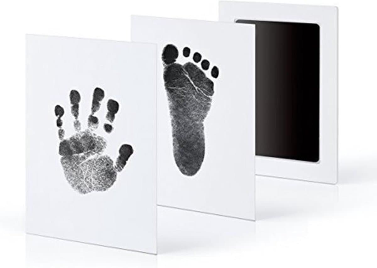 Baby afdruk kaartje - Rood — afbeelding 1