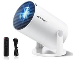 Mini Beamer LED - 1280 x 720 Resolutie - 1800 ANSI Lumen - Draagbaar - Voor Huisbioscoop En Reizen