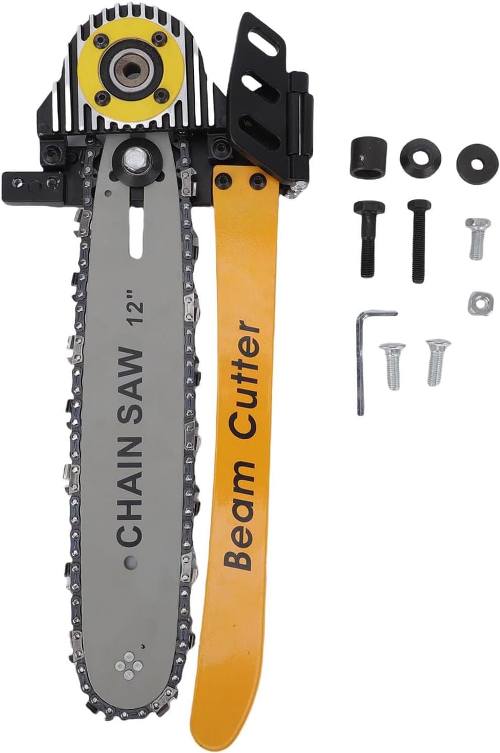 Beam Cutter Attachment 12 Inch Zaagdiepte voor 7-1/4 en 8-1/2 Wormdrive Saw Converteert Cirkelzaag Naar Beam Cutter met Voetpedaal en Basis voor Balken, Kolommen en Boomstammen — afbeelding 1