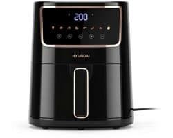 Hyundai Electronics - Digitale airfryer met Kleurendisplay - 4.2 Liter - Zwart Rosegoud