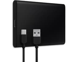 Externe harde schijf - Draagbare opslag - Bestanden bewaren - USB 3.1 Type-C - 12 x 12 x 1.5 cm