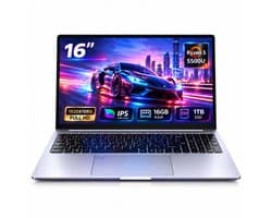 Ninkear A15Pro - 16 inch laptop -Ryzen 5 5500U - 16GB RAM - 1TB NVMe - QHD 120Hz - Windows 11 Pro - Windows laptops - Laptop