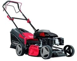 Benzinegrasmaaier - Krachtige motor - Voor gazononderhoud - Zij-uitworp en mulchfunctie - 46 cm maaibreedte - Zwart