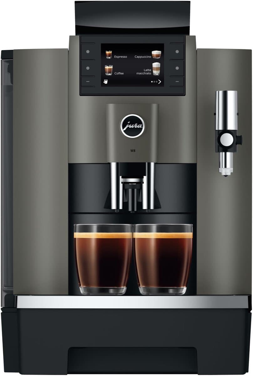 JURA - W8 Dark Inox (EB) - Volautomatische espressomachine - Zakelijk — afbeelding 1