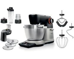 Bosch MUMS8ZS22 kokende keukenmachine 1800 W 6 l Zwart, Zilver