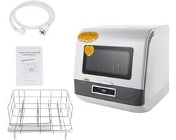 Tafelvaatwasser - Mini vaatwasser - Gemakkelijk afwassen - Touch bediening - 45 cm - Wit