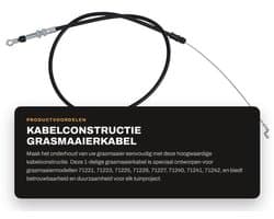 Kabelconstructie 99-6837 - Duurzame Grasmaaierkabel - Geschikt voor Modellen 71221/71223/71225 - Slijtvaste Materialen - Hoge Prestaties - Nauwkeurige Compatibiliteit