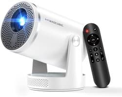 Mini Beamer 4K – Native 1080p – 400 ANSI Lumen – Autofocus – WiFi 6 & Bluetooth 5.4 – Android 14