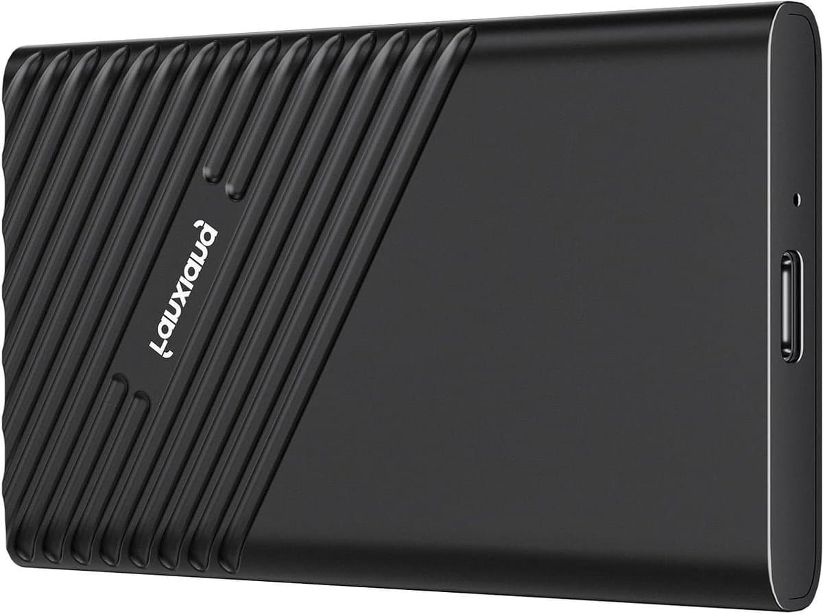 Externe SSD - Draagbare Opslag - Snelle Data Transfer - Aluminium Behuizing - 960GB - Zwart — afbeelding 1