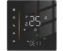 Slimme Thermosta - Kamertemperatuur Regelaar - Comfort Verhoging - App Bediening - 1.0 Unit - Zwart