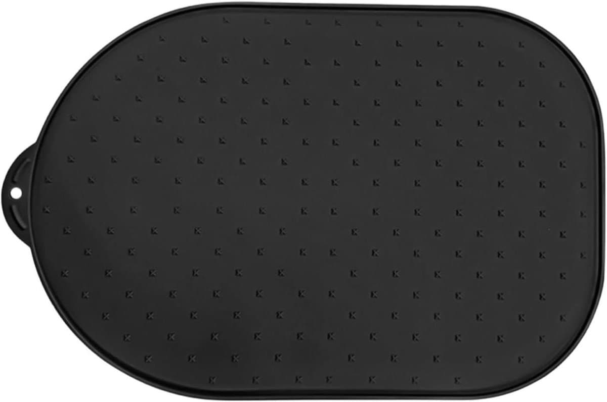 Keukenmachine Glijmat - Apparaat Onderlegger - Gemakkelijk Schuiven - Krasbestendige Basis - 40 x 27 cm - Zwart — afbeelding 1