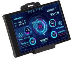 SnelShoppen - 3.5 Inch IPS USB Mini Scherm, AIDA64 PC CPU RAM Gegevens Temperatuur Weergave, PC Sensor Paneel Temperatuur Monitor voor Computerbehuizi