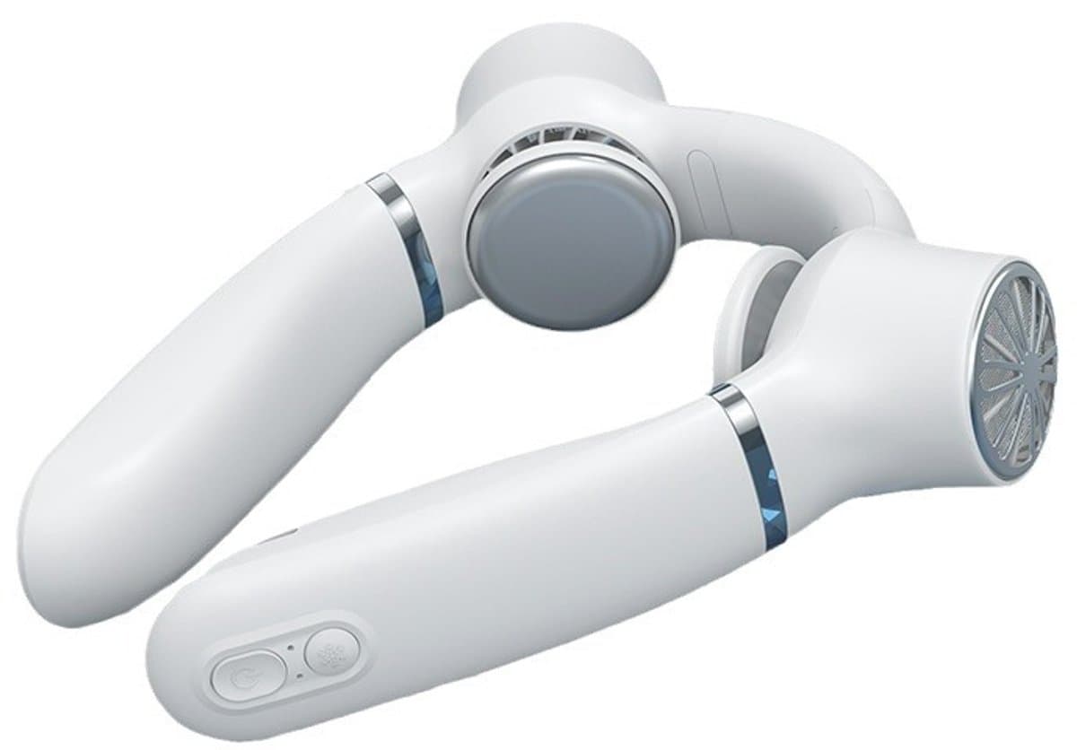 Draagbare nekventilator met 3 snelheden, verstelbaar, kleine koelventilator voor thuis, kantoor, reizen — afbeelding 1