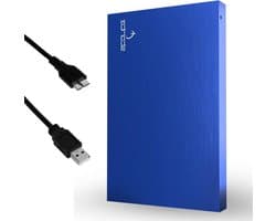 Externe Harde Schijf - Draagbare Opslag - Bestanden Opslaan - Snelle USB 3.0 - 320 GB - Blauw