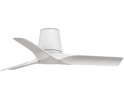 Faro Barcelona 33826 Hey Tub S plafondventilator wit 90 cm - Afstandsbediening - Stille en zuinige DC-motor - 6 snelheden - zomer en winterstand