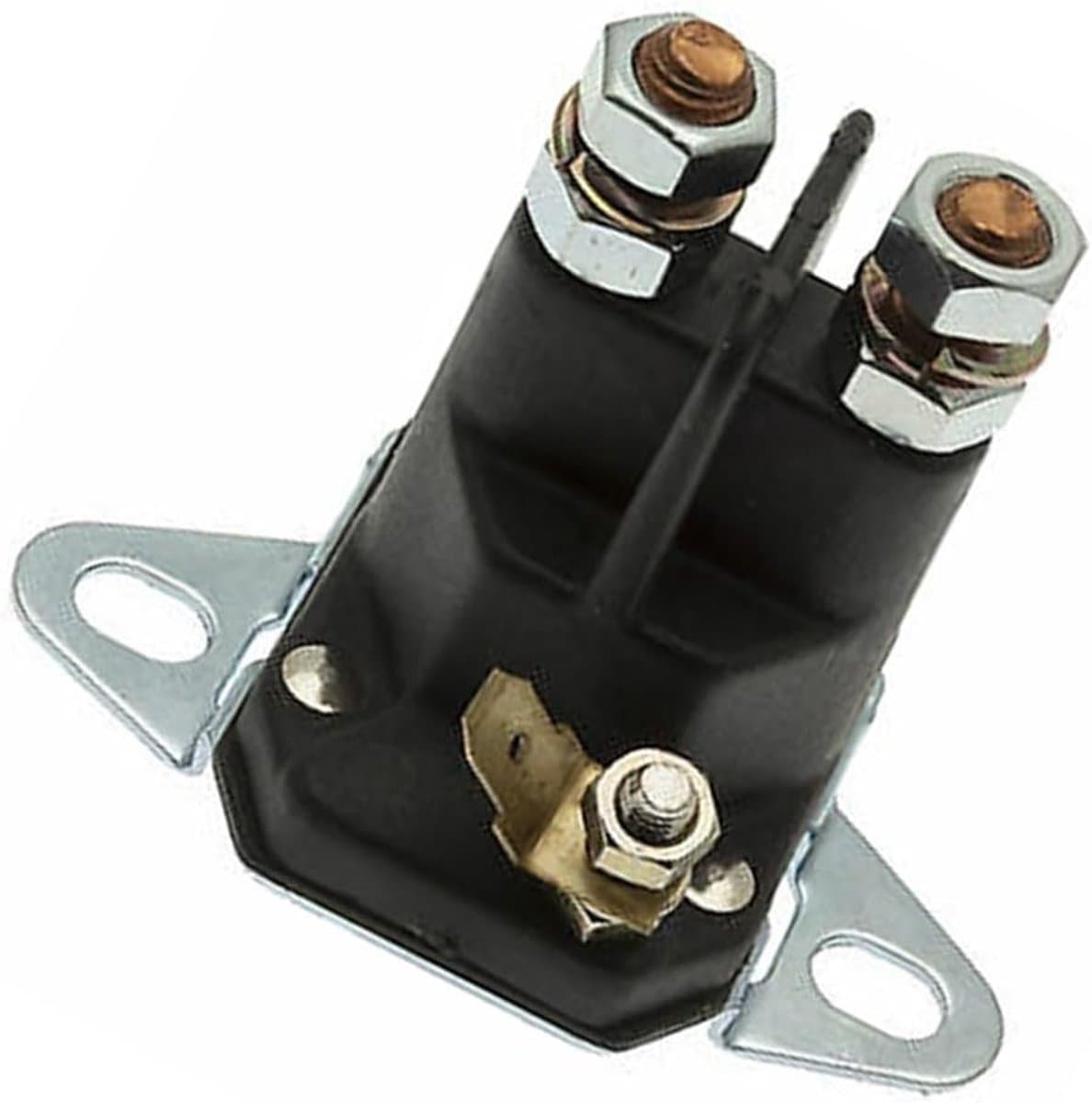 Startmagneetschakelaar Grasmaaier - Startrelais Tractor - Maaier Starten - 3 Terminals 1/4" - 8 x 7 x 6 cm — afbeelding 1