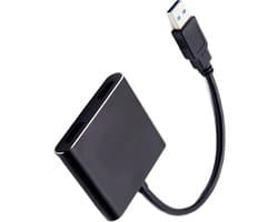 USB naar HD adapter - Videoconverter Beeldscherm - Extra Scherm Aansluiten - Plug and Play - Full HD 1080p - Grijs