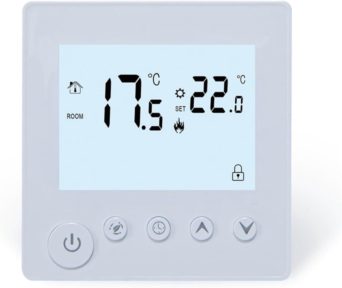 Digitale Thermostaat - Slimme Regelaar - Temperatuur Regelen - Energie Besparend - 90-240V - Wit — afbeelding 1