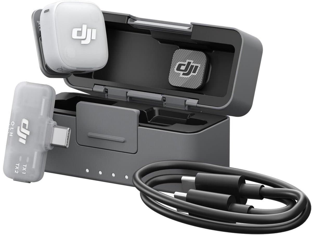 DJI – Mic Mini 2 – Draadloze microfoonkit – USB-C RX — afbeelding 1