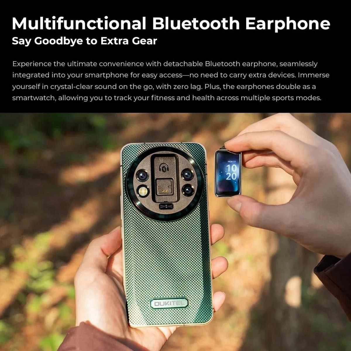 Robuuste Smartphone Grijs - 8800 mAh Accu - 6.7 Inch Scherm - Android 15 - 108 MP Camera - 5G Mobiele Telefoon — afbeelding 1