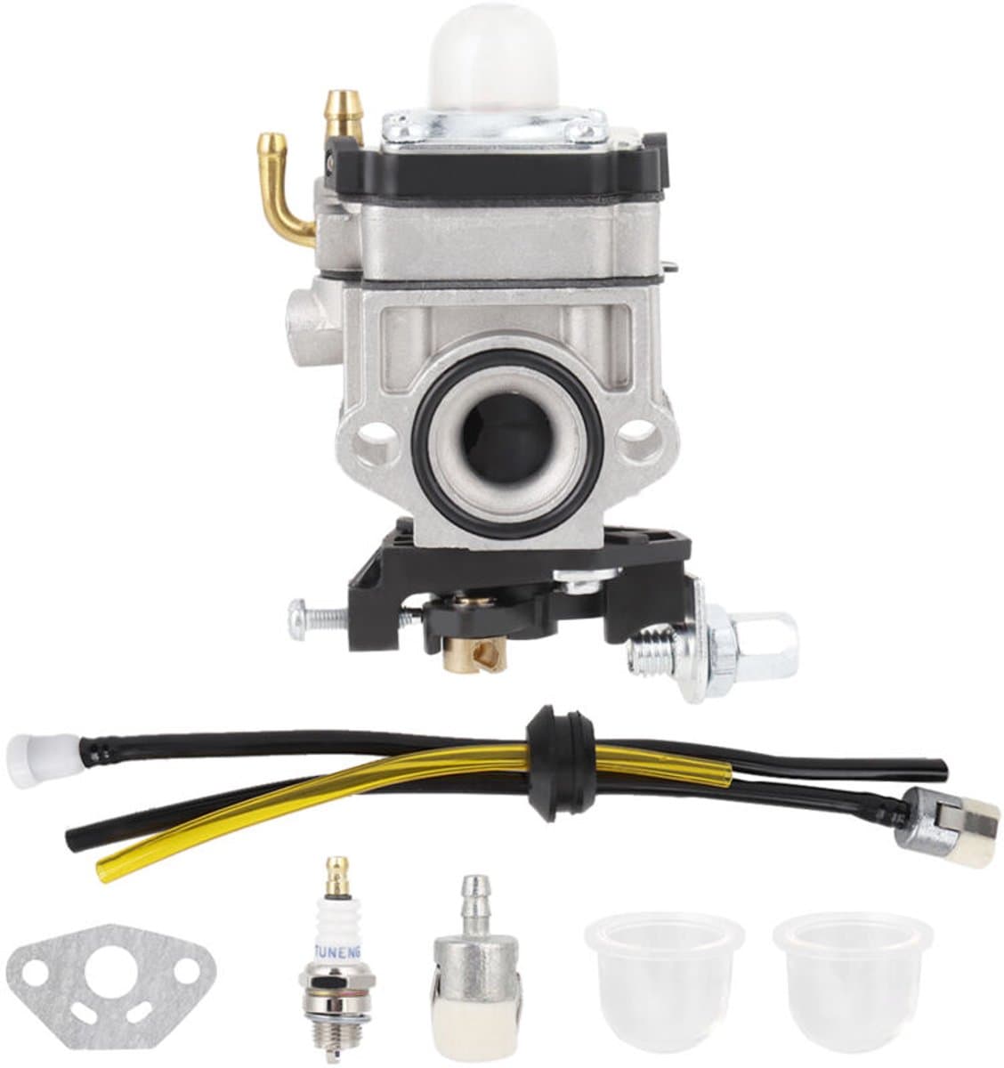 Carburateurrevisieset geschikt voor Tanaka TBC-2510 grasmaaier, op maat gemaakte carburateur. — afbeelding 1