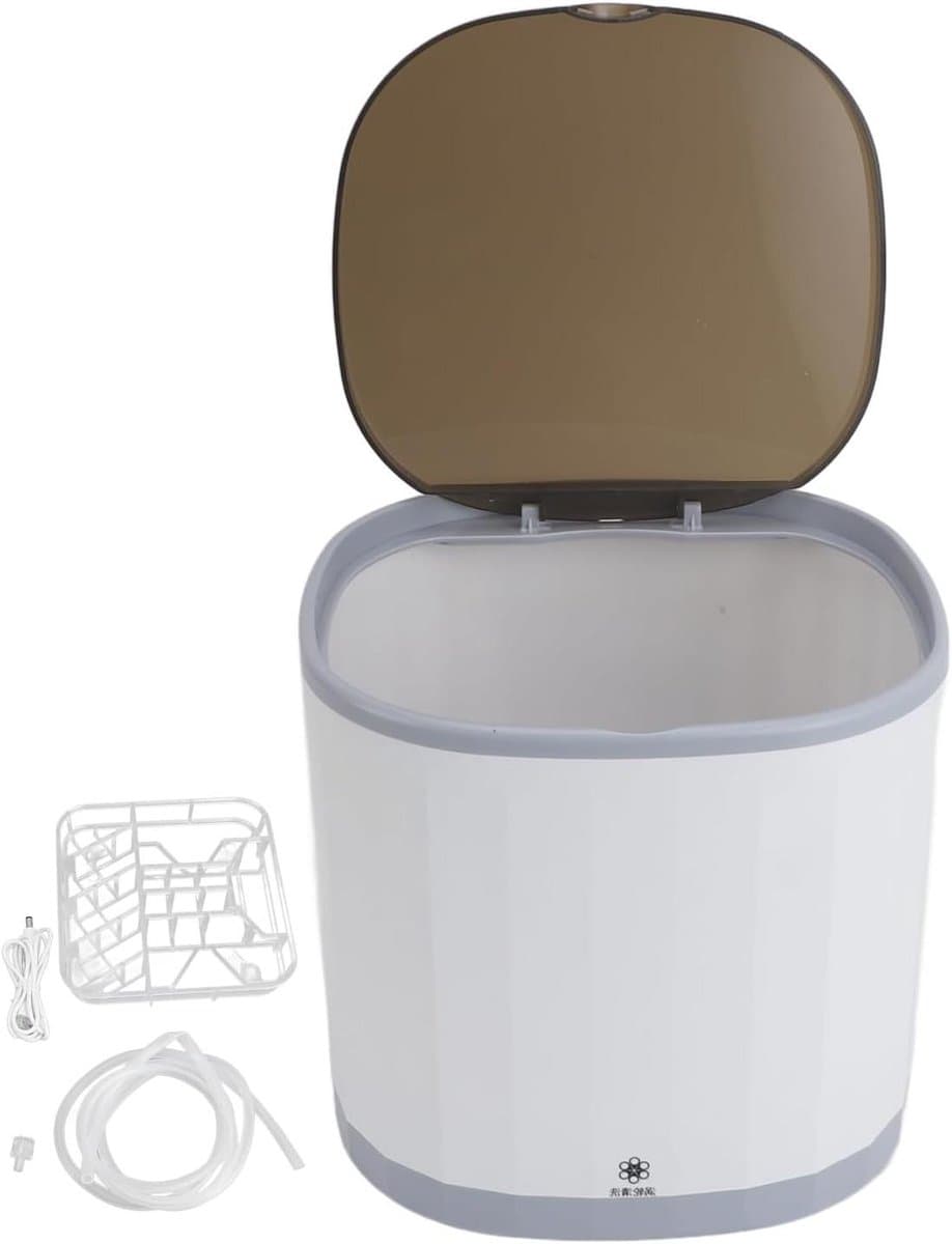 Mini Vaatwasser - Draagbare Vaatwasser - Snel Afwassen - Automatische Waterverversing - 4 Liter - Wit — afbeelding 1