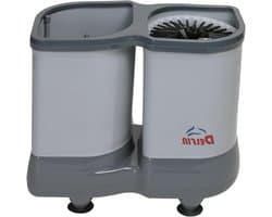 Glazenspoeler - Glazenwasmachine - Snel glazen spoelen - Compact formaat - Tot 20 cm diep - Zilver