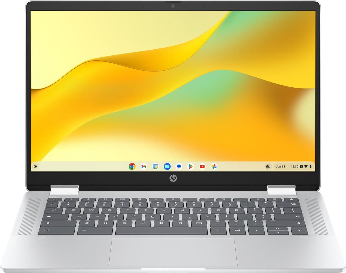 HP Chromebook x360 14b-cd0128ndx - 14 inch - Full HD - 8 GB - 128 GB - UHD Graphics - QWERTY — afbeelding 1